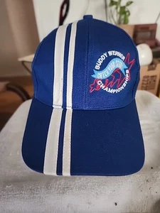 BUDDY WERNER Catch Your Star Championship Blue/white Baseball Cap Hat - Picture 1 of 5