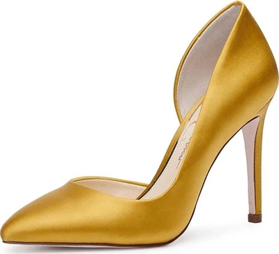 Bomba Jessica Simpson Prizma D'Orsay de latón mate satinado 8,5 M nueva en caja $79 Foto 1 de 4