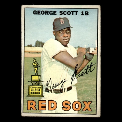 George Scott #75 1967 Topps Boston Red Sox Baseball Card MLB EX - Image 1 of 3