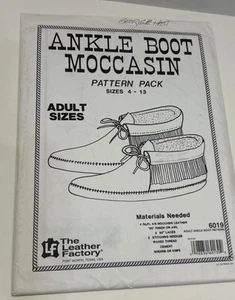 Leather Factory Erwachsene Stiefelette Mokassin Muster Paket Nr. 6019 Gr. 4-13 - Bild 1 von 8