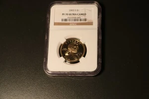 2005-S $1 Sacagawea NGC PF 70 Ultra Cameo Brown Label - Picture 1 of 2