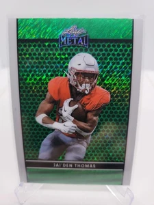2025 Leaf Metal Jai'Den Thomas 3/7 Green Shimmer - Picture 1 of 2