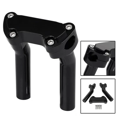 6" Pullback Handlebar Risers Top Clamp For Harley Fat Boy Heritage Softail Dyna - Image 1 of 4