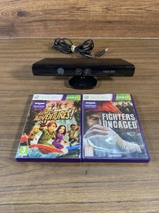 Xbox 360 Kinect Sensor Camera Ufficiale Microsoft - 1414 e 2x Giochi Funzionante Bundle - Foto 1 di 6