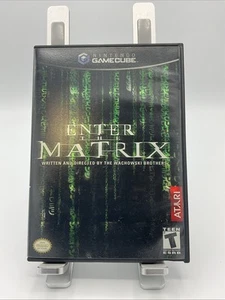 Enter the Matrix (Nintendo GameCube, 2003) C.I.B. Blockbuster Case - Picture 1 of 9