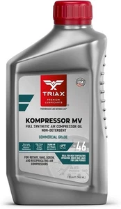 Kompressor Mv Iso 46 (Sae 20), Full Synthetic Air Compressor Oil, Non-dete - Picture 1 of 8