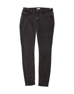TOMMY HILFIGER Womens Nora Mid Rise Skinny Jeans W32 L32 Grey Cotton BQ15 - Picture 1 of 3