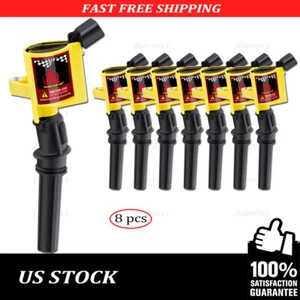 For Ford 4.6L 5.4L V8 Complete Set OF 8 Ignition Coils DG508 - Picture 1 of 13