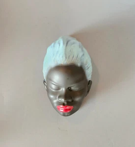 vintage Cortendorf Wandmaske wall mask Frauenkopf 3414 50er Jahre Afrikanerin - Picture 1 of 13