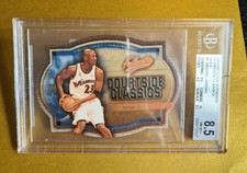 2002/03 FLEER AUTHENTICX MICH JORDAN COURTSIDE CLASSICS GOLD DIE CUT 8.5