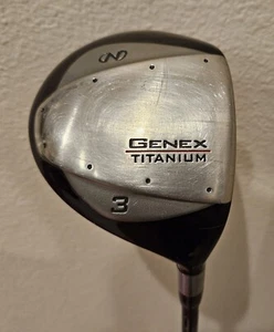 Nickent Genex Titanium 3 Fairway Wood Regular Graphite Shaft Mens RH Great Grip! - Picture 1 of 7