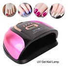 (US Plug)UV Gel Nail Lamp 256W 57pcs Lamp Chips 4 Timers Fast Curing IDS