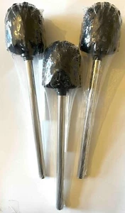 WC Bürste , 3er Set, Klobürste Bürstenkopf schwarz Ersatz Toilettenbürste - Bild 1 von 1