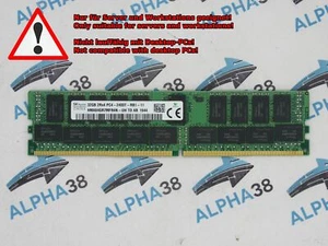 Hynix 32 GB Rdimm ECC Reg DDR4-2400 RAM Supermicro 6038R-TXR Serveur RAM - Photo 1/1