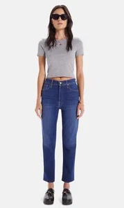 NWT $228 Blue Mother The Tomcat Snipped In The Bud Jeans 33 - Picture 1 of 4