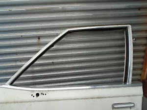 Electra 1979 puerta delantera juego de molduras superiores de borde ventana moldeo de cinturón Olds 78 77 - Imagen 1 de 10