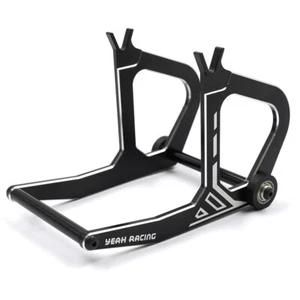 NEW Yeah Racing KYMC-001BK Alum Stand Black Kyosho 1/8 Motorcycle FREE US SHIP - Picture 1 of 3