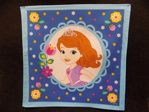 FAZZOLETTO FAZZOLETTI PRINCIPESSA SOFIA BAMBINO BAMBINA 33 x 33 100% COTONE - Foto 1 di 1