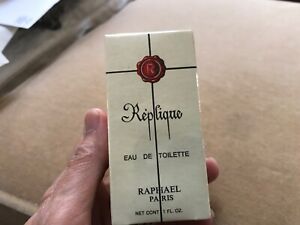 VTG Raphael Paris Replique Eau De Toilette 1 Oz  NEW/SEALED