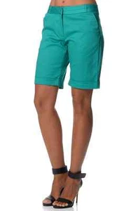 Target Ladies Sateen Walk Shorts size 10 Colour Lapis Green - Picture 1 of 5