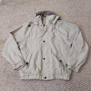 North End Jacket Adult Small All Climate Wear Tan Beige Mens Mild Discoloration - Picture 1 of 15