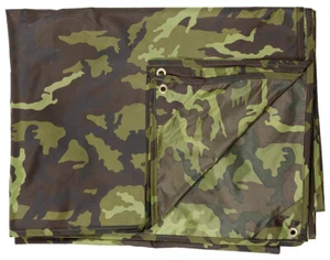 Tarpaulin Waterproof Military Army Outdoor Cover M 95 CZ Camo ca. 400x500cm - Imagen 1 de 2