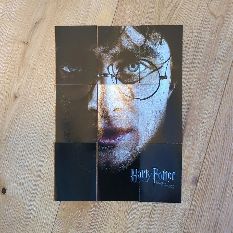 Harry Potter & Deathly Hallows Part 2 9 Card Harry Voldemort Puzzle Set - Image 1 of 1