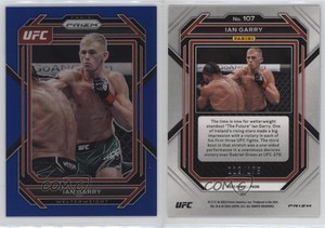 2023 Panini Prizm UFC Blue Prizm /175 Ian Machado Garry Ian Garry #107