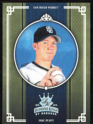 Jake Peavy 2005 Donruss Diamond Kings Silver/50 #189 San Diego Padres - Image 1 of 2