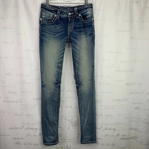 Miss Me Skinny Jeans VTG 64 Studs JS5152S3 Buckle 26 - Picture 1 of 12