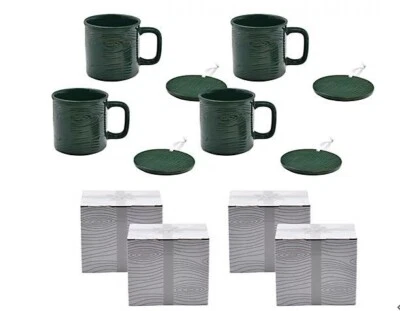 Temp-tations Set of (4) 16-oz Mugs,Ornament Lid-it & Gift Boxes EMERALD K96145 - Image 1 of 4