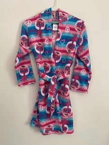 Dreamworks The Trolls bathrobe Size Large 10 Girls, Pink and Blue - Picture 1 of 5
