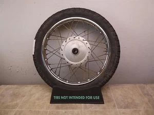 1979 Honda CM200 Twinstar H2009) chrome front wheel rim 17in - Picture 1 of 12