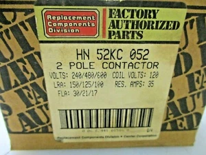 NEW FURNAS 2 POLE CONTACTOR SER A 120V 35A HN52KC052C - Picture 1 of 4