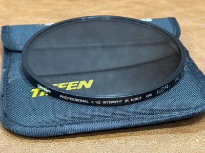 Tiffen 4 1/2" 4.5" WTR/WHT IR ND0.3 Water White ND3 Neutral Density Lens Filter - Image 1 of 3