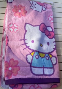 Sanrio Hello Kitty Beach Towel Pink  36”x70” NWOT - Foto 1 di 5