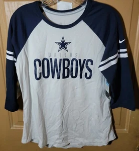 DALLAS COWBOYS HIGH QUALITY NIKE POPULAR DESIGN WOMENS SHIRT SIZE MEDIUM - Picture 1 of 7