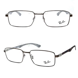 Ray Ban RB 8414 2531 Carbon Fiber Light Brown size 53/18/145 Eyeglasses - Picture 1 of 7