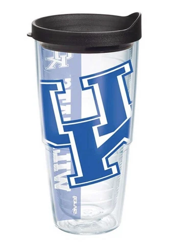 Kentucky Wildcats 24oz Tervis Tumler with Lid-Colossal-Made in USA-New Cover
