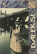 Vintage 1990s Doctor Who Daleks! Trading Card 1, Terrorizing the Dr Since 1963!