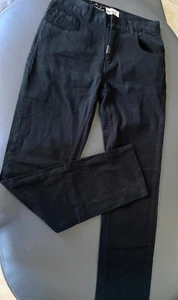 Kit LR Geans Größe 28 schwarz schmale gerade Passform 98 % Baumwolle 2 % Elasthan Jeans - Bild 1 von 10