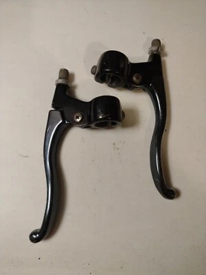 Palancas de freno vintage negras MTB ATB 4 dedos años 80 Foto 1 de 4