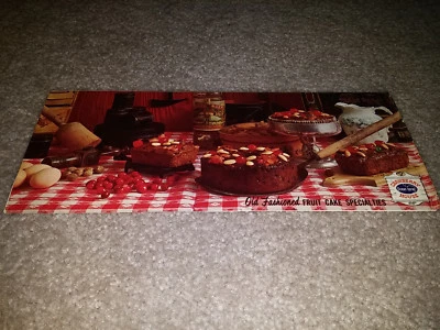 Винтажный океанский спрей клюквенный домик фруктовый торт брошюра реклама праздники  - Изображение 1 из 4