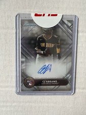 2022 Bowman Sterling CJ Abrams Rookie Autographs Auto RC #RA-CA San Diego Padres
