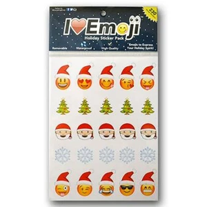 I EM JI Everything Emoji Holiday Stickers 200+ Stickers - Picture 1 of 7