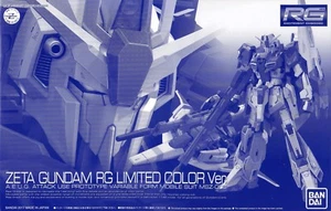 BANDAI RG 1/144 MSZ-006 ZETA Gundam RG LIMITED COLOR Ver Model Kit Z Gundam NEW - Picture 1 of 10
