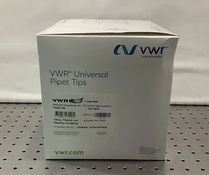 VWR 76322-156 Universal Pipette Tips 10×96 Tips Pack 1250µl Filtered 960 Tips - Picture 1 of 1