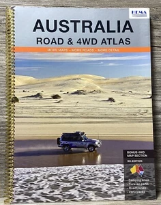 Australia Road y 4x4 Atlas 9ª edición mapas detallados camping caravanas parques pistas 4x4 - Imagen 1 de 20