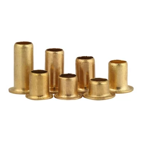 GB 0,9 MM 1,3 MM 1,5 MM 1,7 MM 2 MM Cobre Latón Remache Tuerca Remaches Huecos Agujero Pasante - Imagen 1 de 12