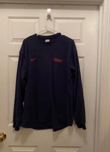 Virginia UVA Cavaliers Softball Team Issued Nike Blue Orange Pullover Large - Picture 1 of 3